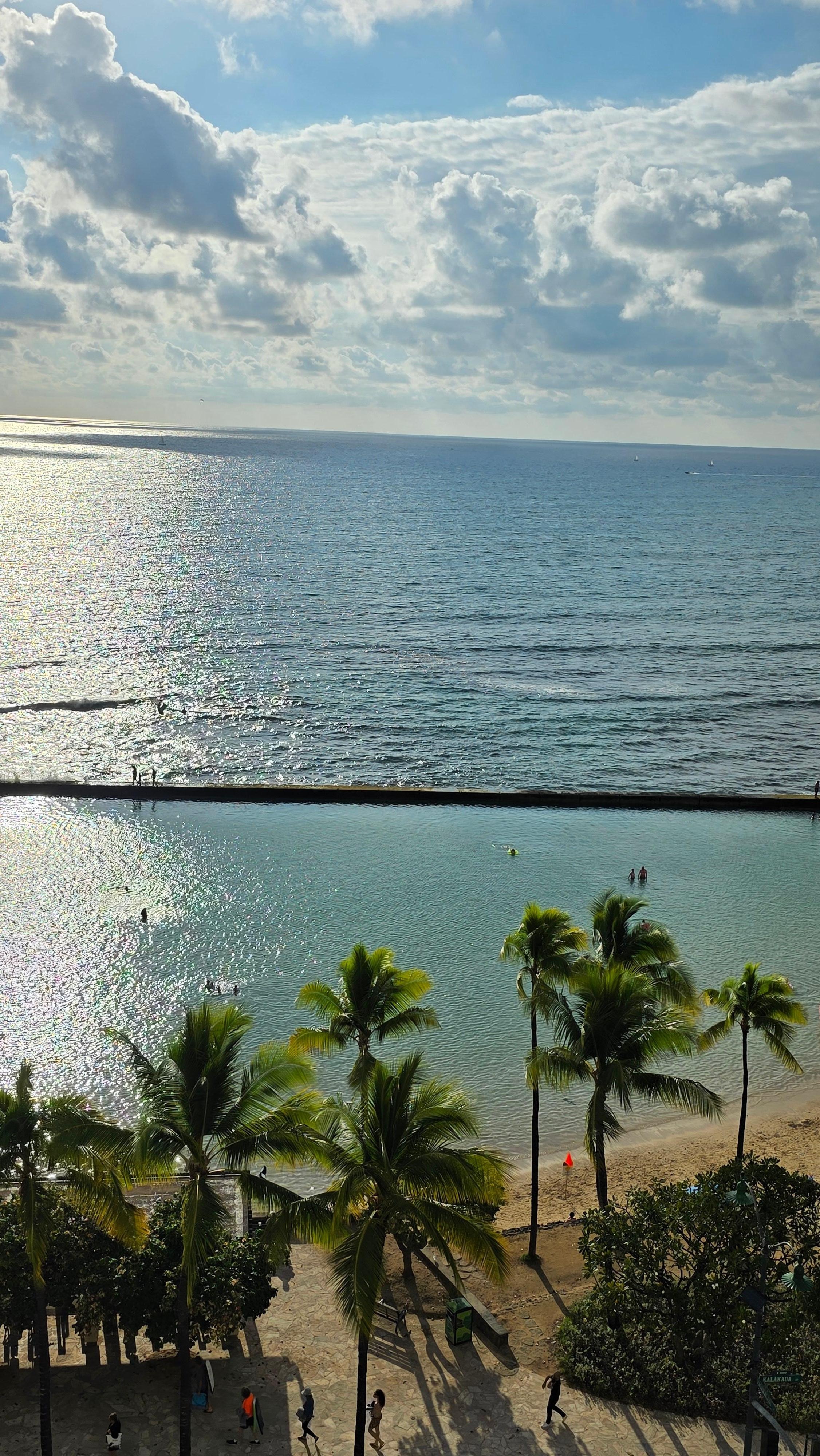 View from oceanfront room