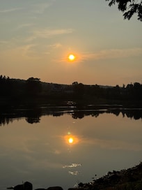 Sunset view of Oak   Bay