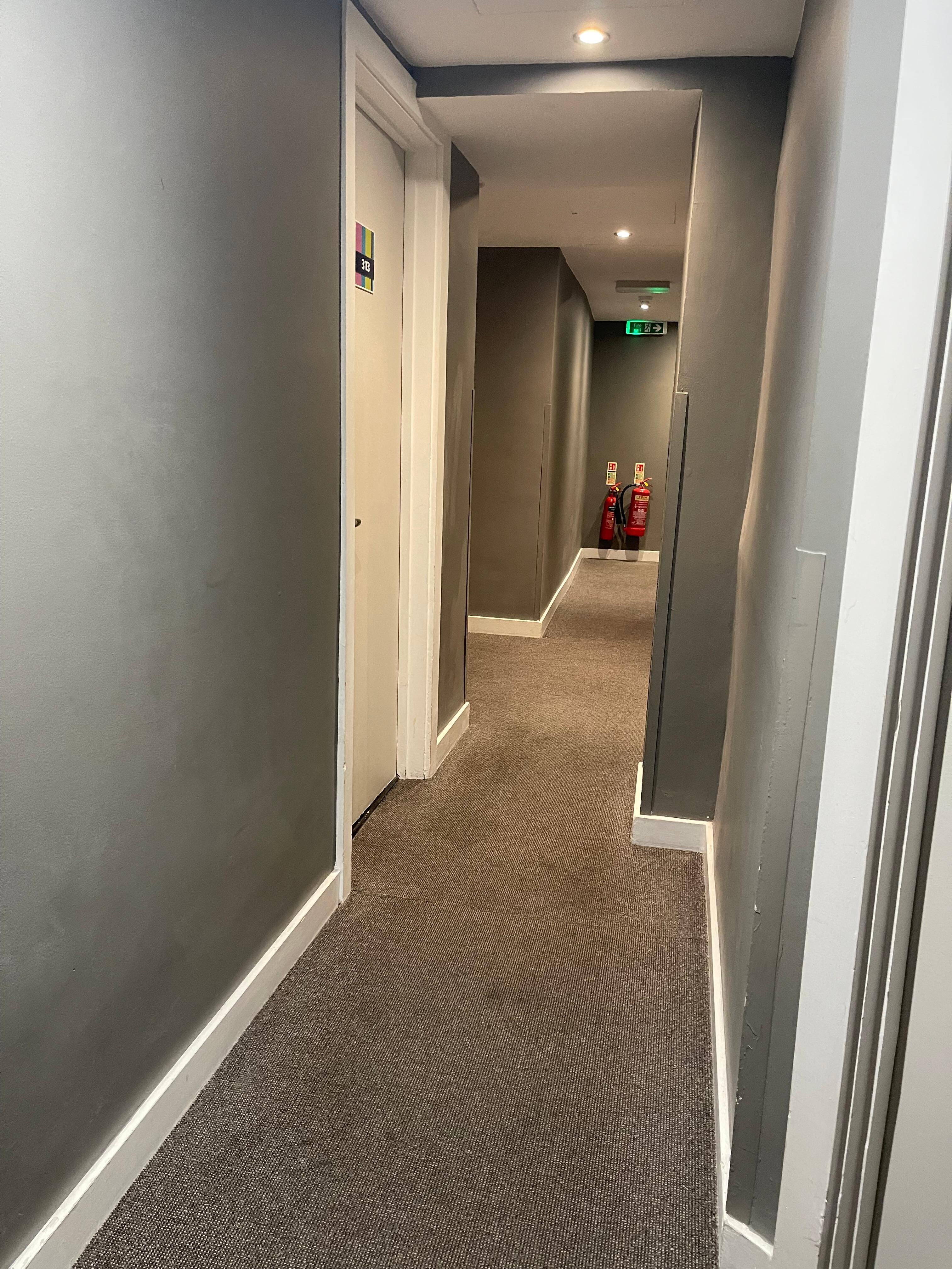 Narrow hallway