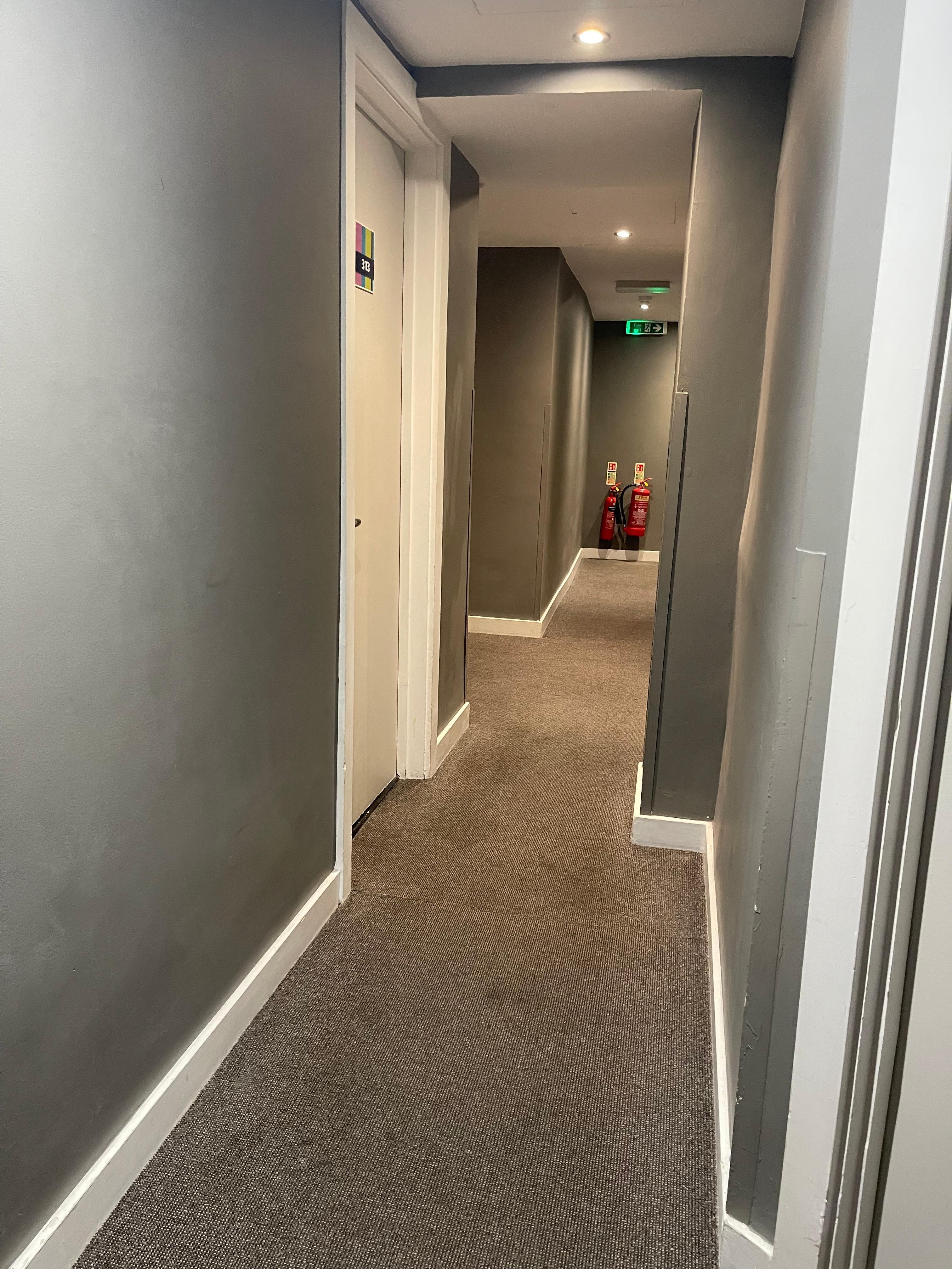 Narrow hallway