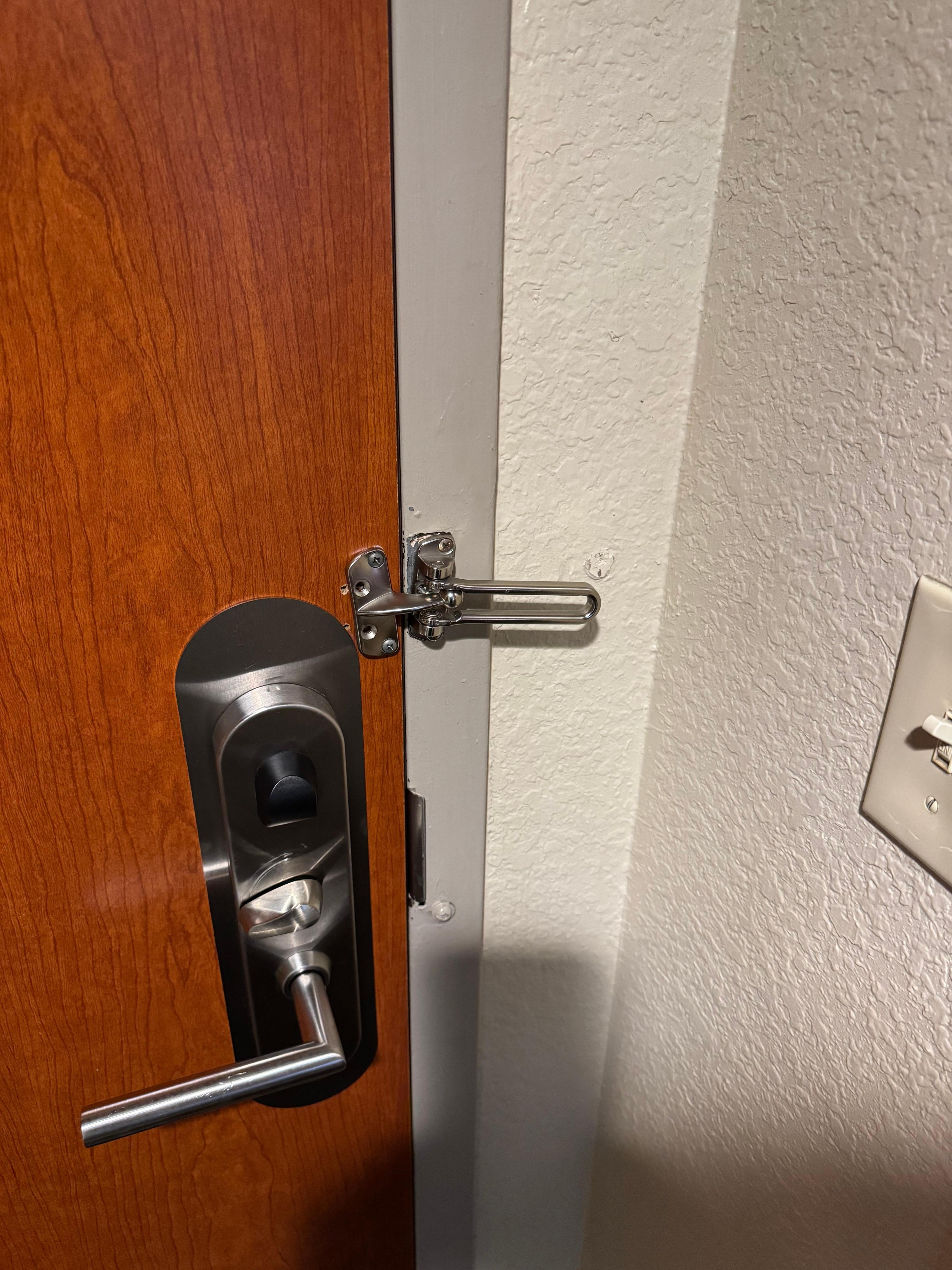The latch lock was loose and janky