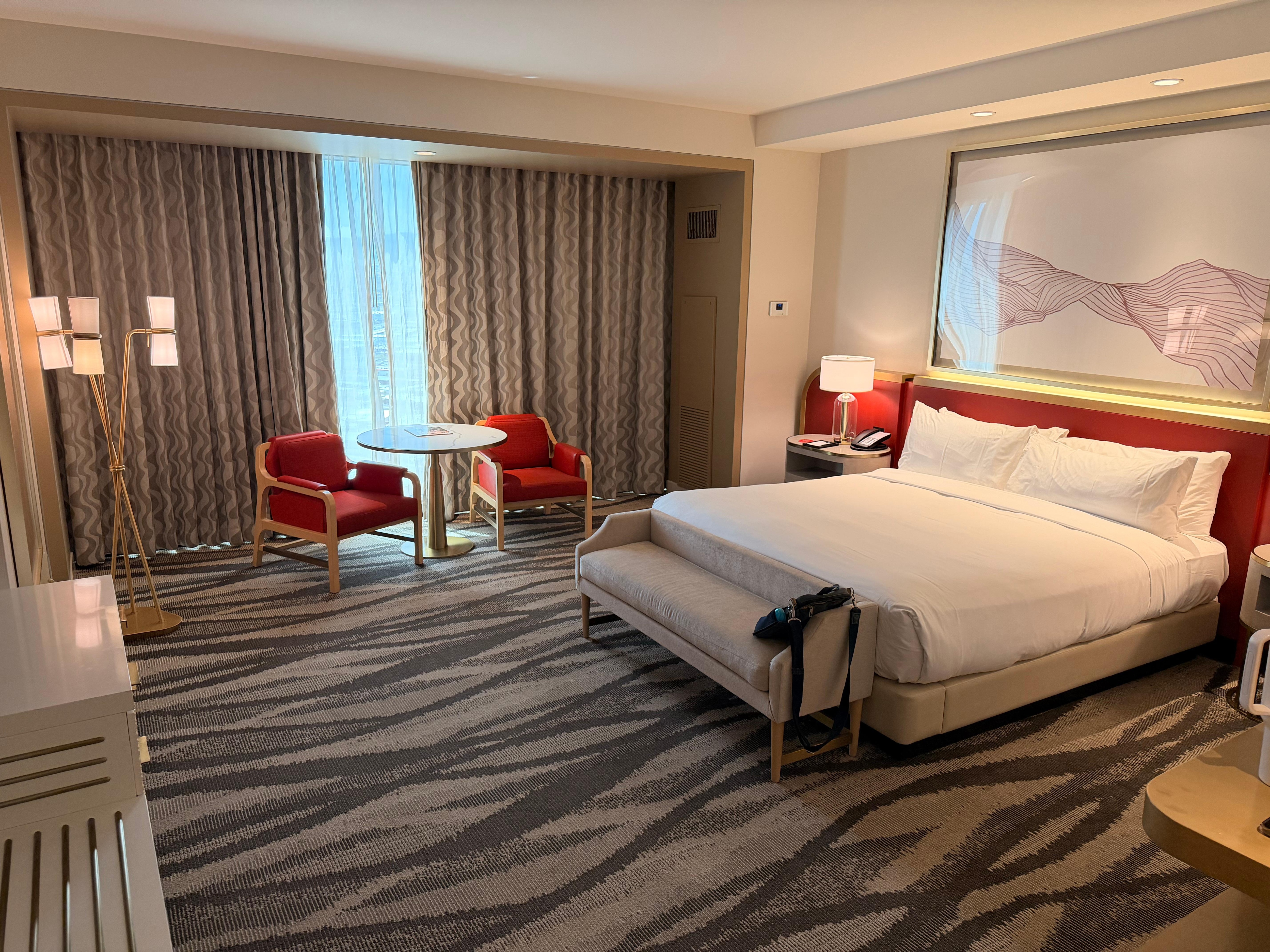 Room, king bed.