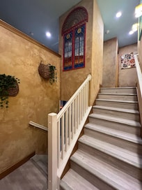 Stairway- heading upstairs