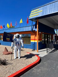 Motel entrance