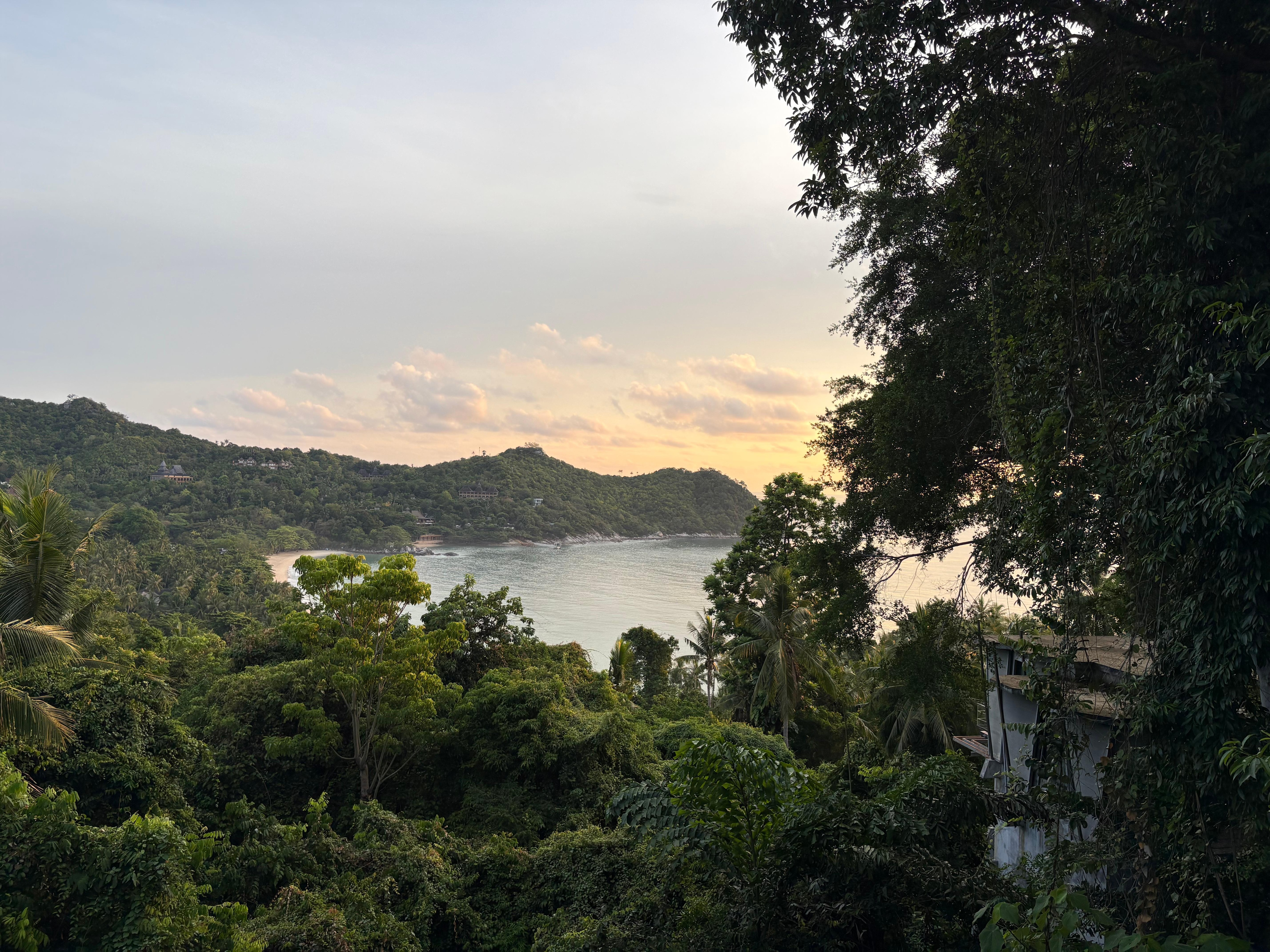 Ausblick Balkon Zimmer