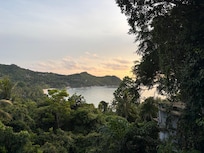 Ausblick Balkon Zimmer