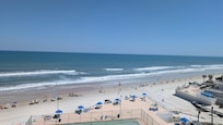 Beach from balcony