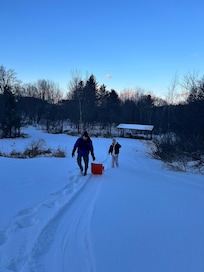Sledding fun!