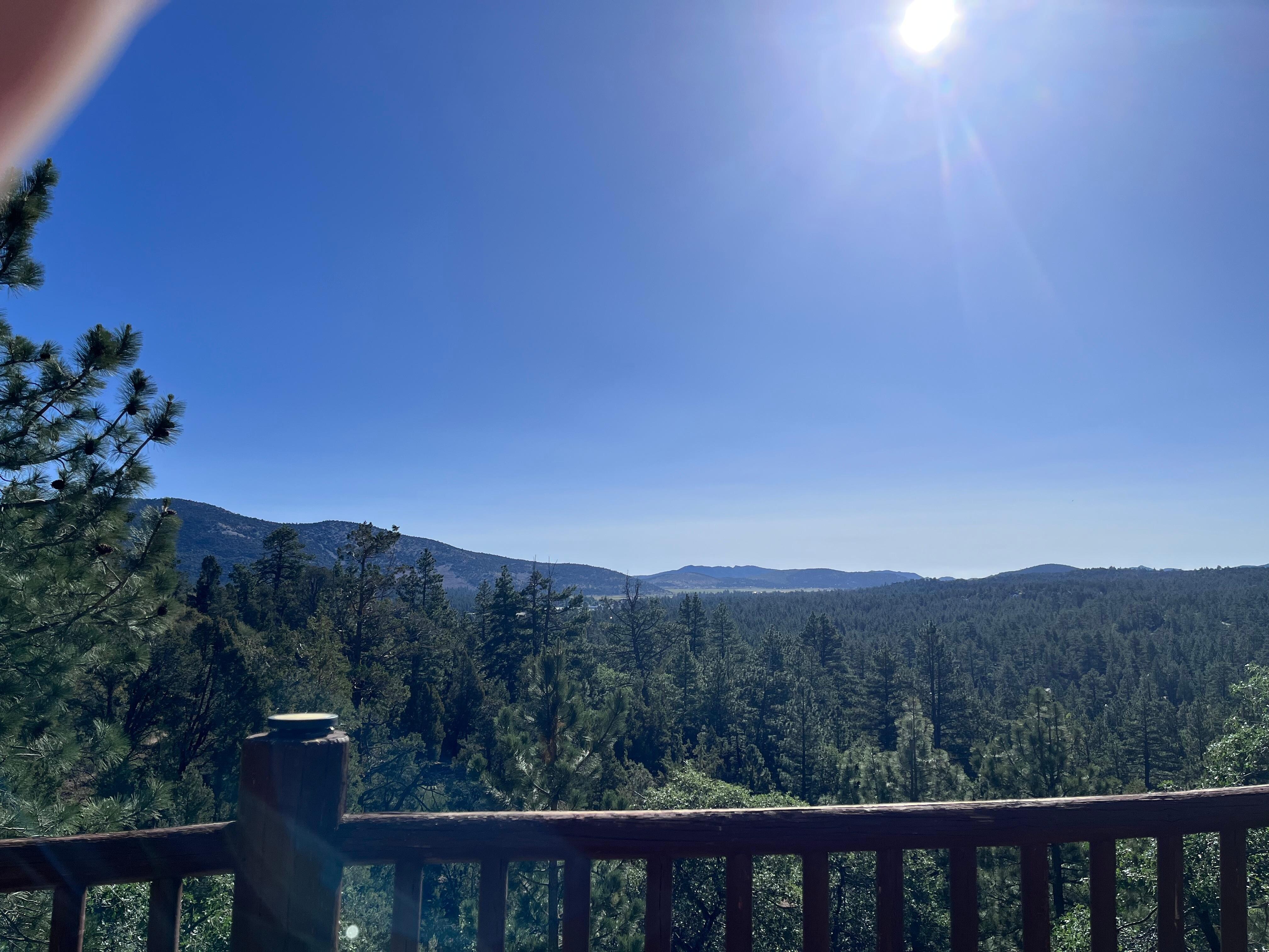 View from the back deck.