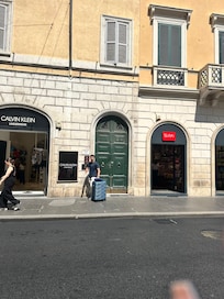 This entrance to hotel.