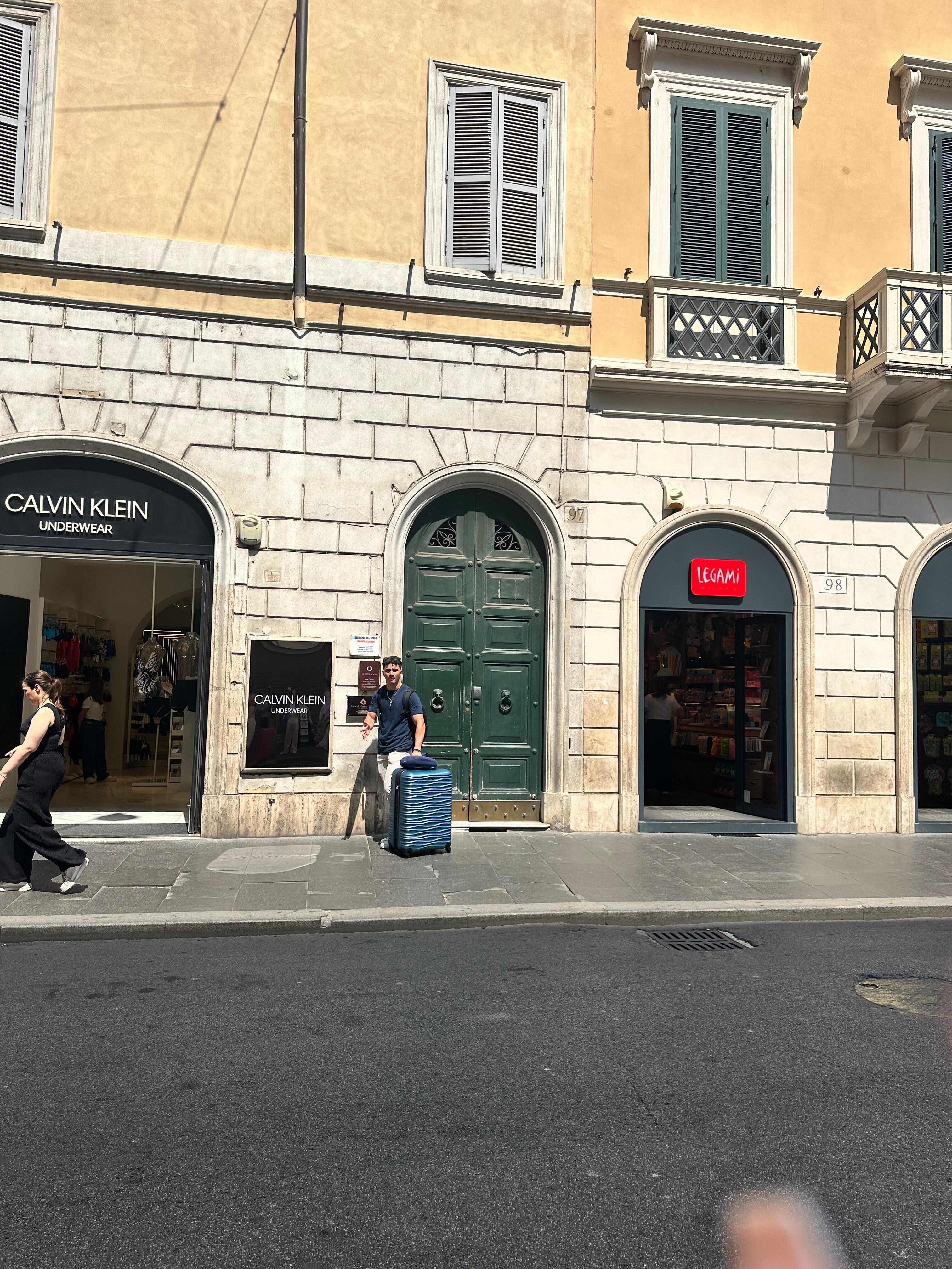 This entrance to hotel. 