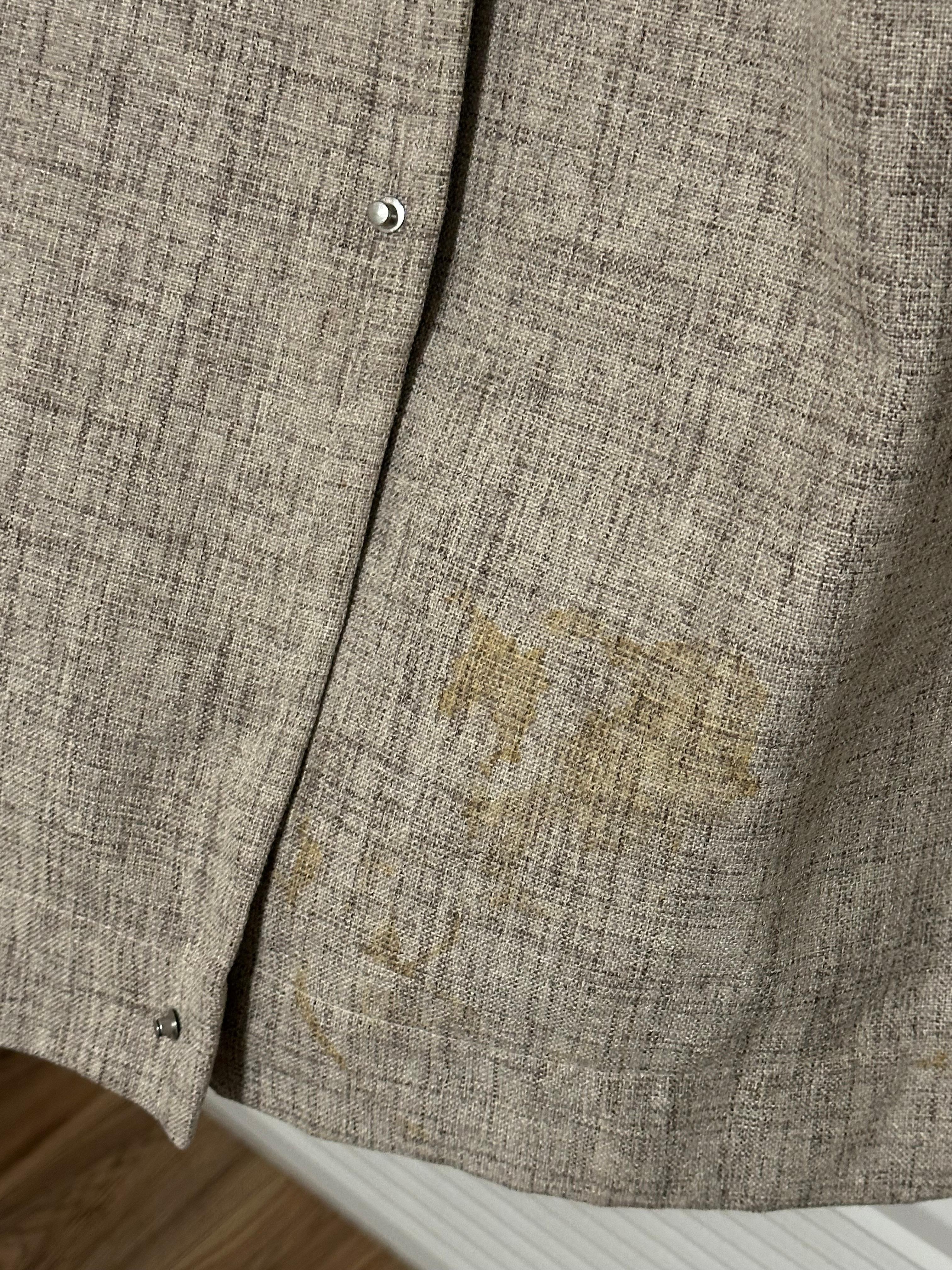 Horrible stains on everything. 