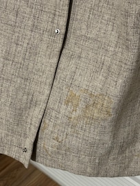 Horrible stains on everything.