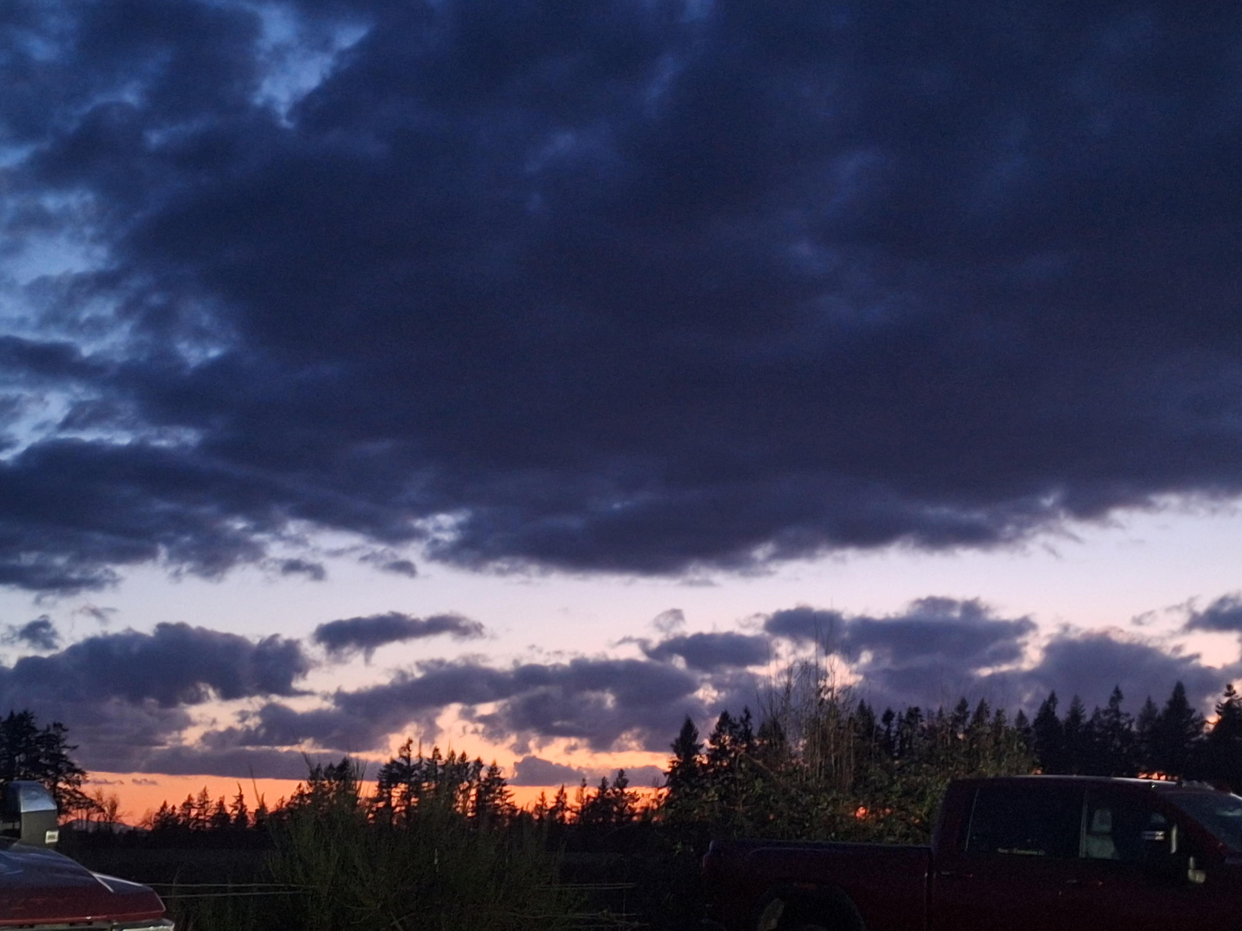 Beautiful view of the night skies