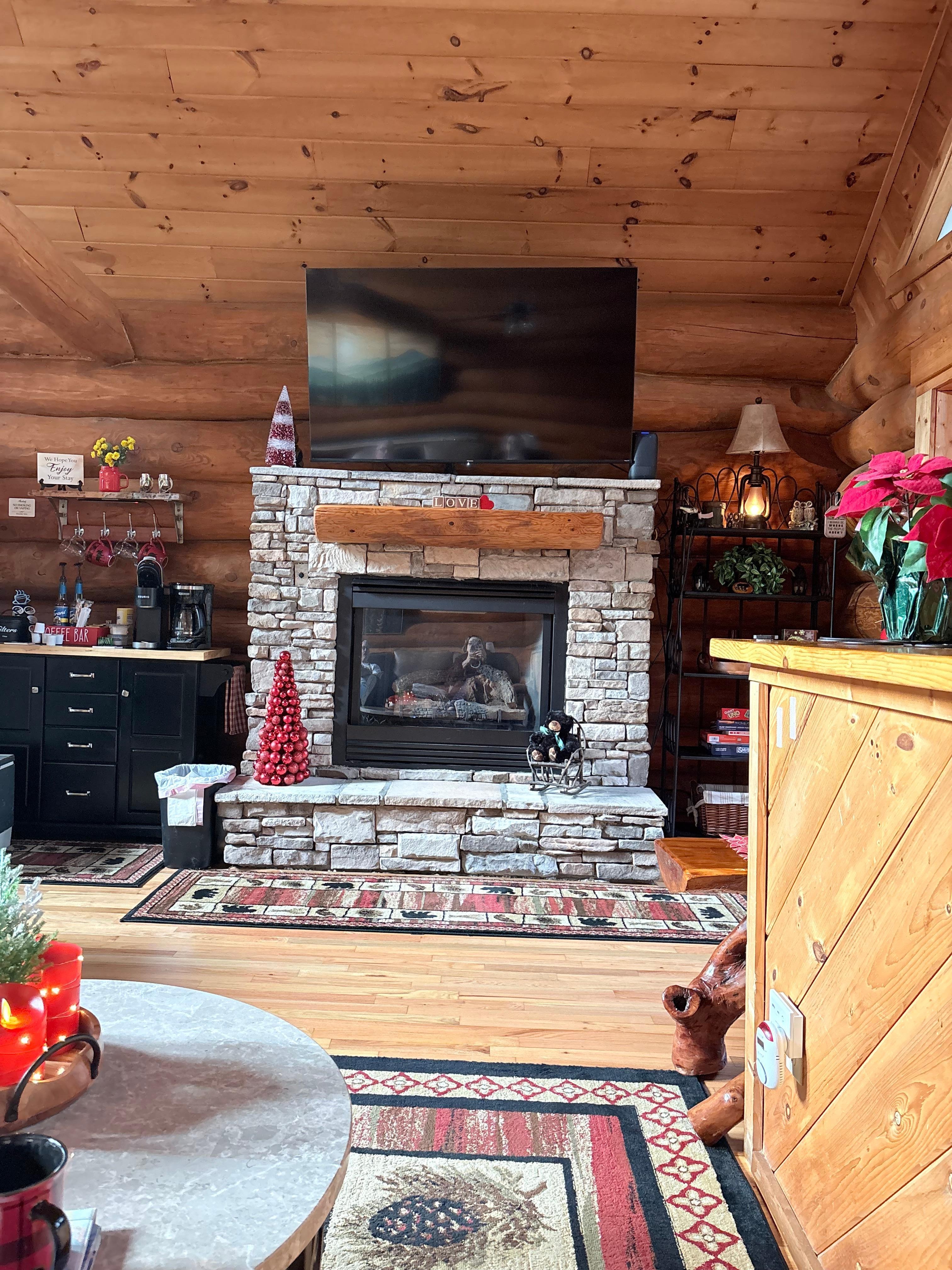 Fireplaces were definitely a delight