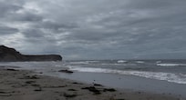 The beach below the Inn.