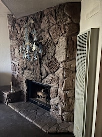Bedroom fireplace