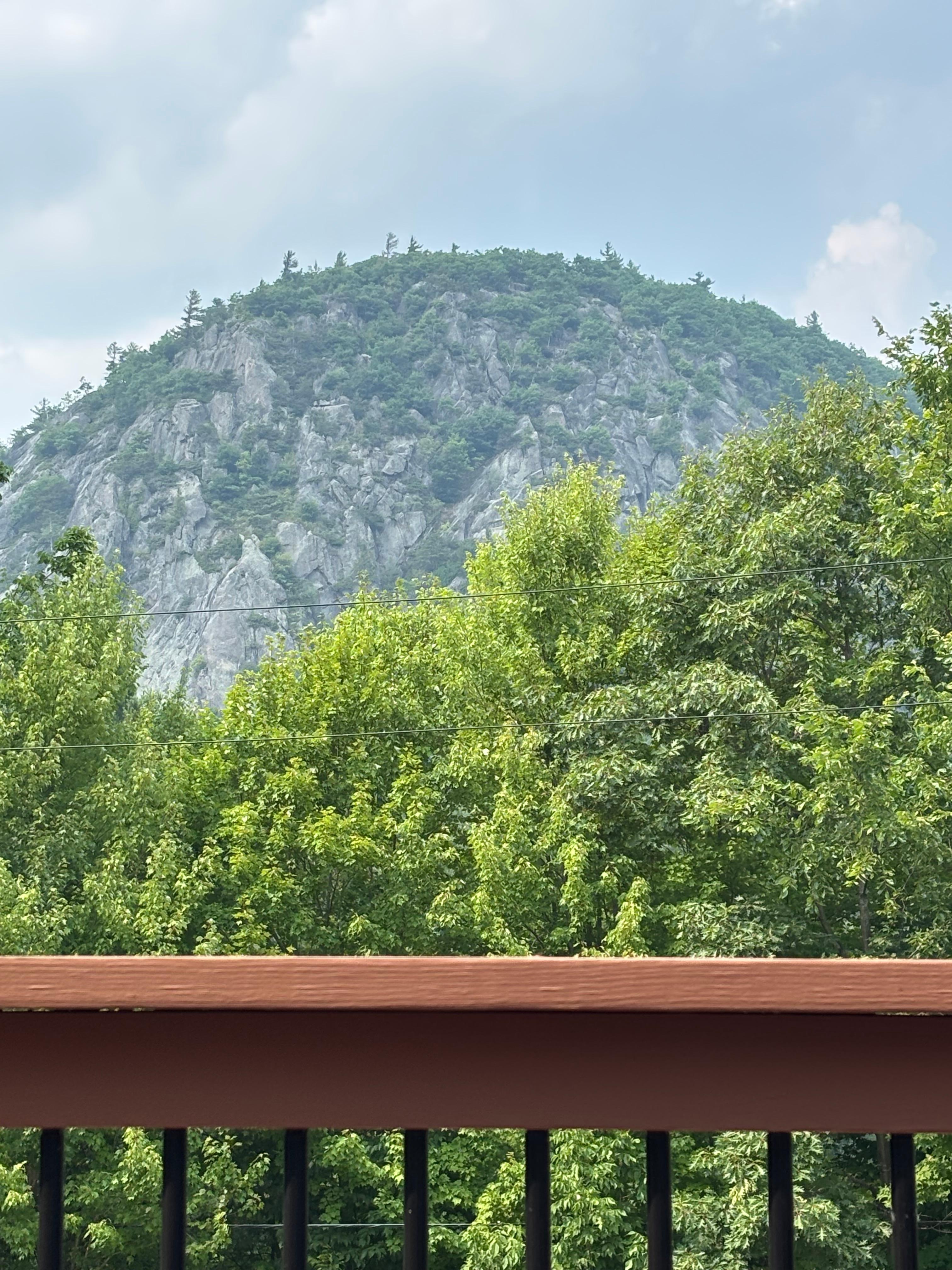 View from the front deck.