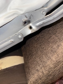 Sofa bed was broken I also have a video of the sofa bed moving when u sit on it or move the bed jumps up as it’s broken