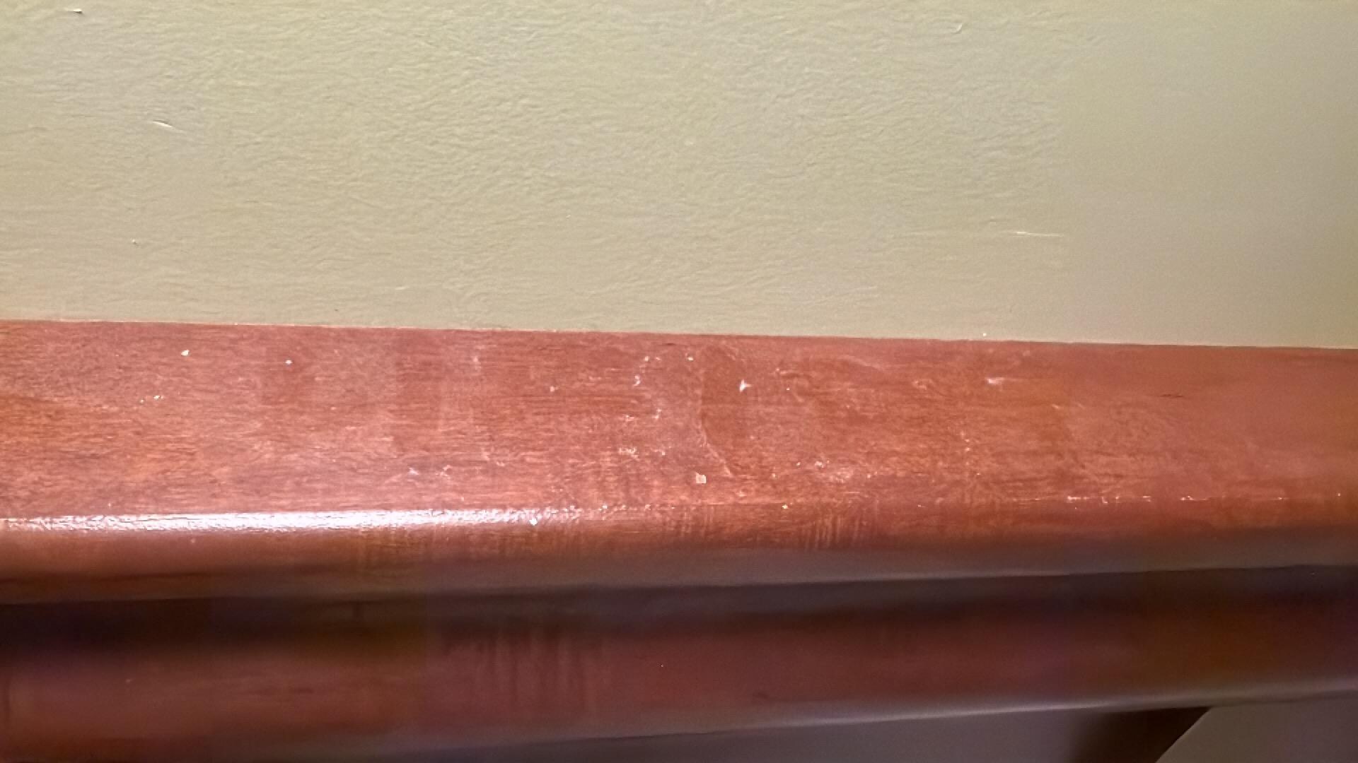 Wrote my name on the dusty headboard, 