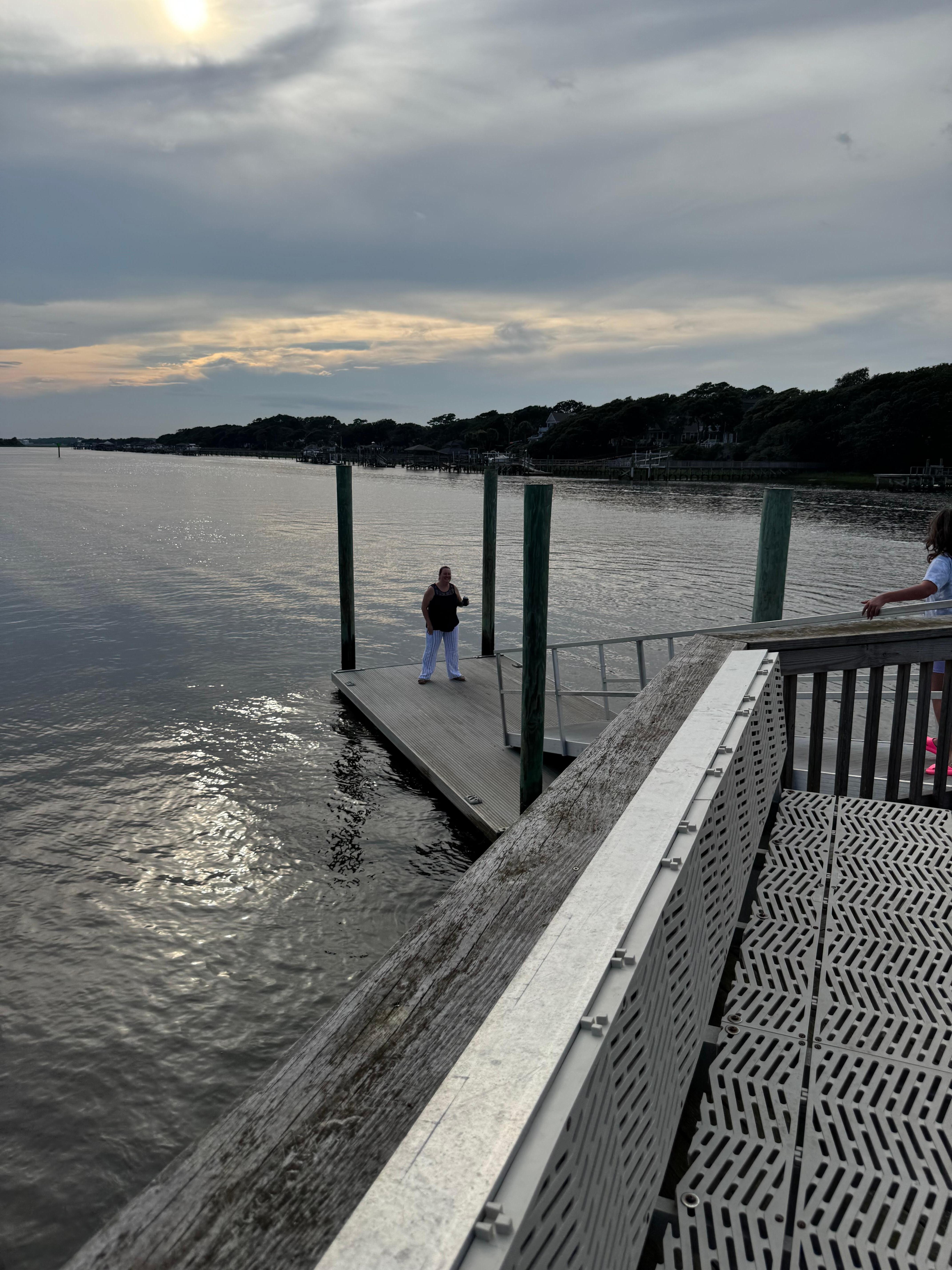 End of the boardwalk to the waterways