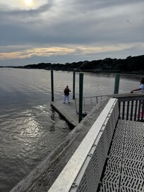 End of the boardwalk to the waterways