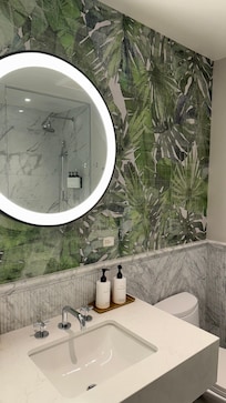 Loved the bathroom amenities! The hair care brand wow