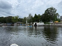 Easy launch and paddle near lake shore.
