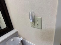 Light switch off but lights and fan stay on.