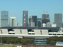 部屋の窓から東京タワーが見えました