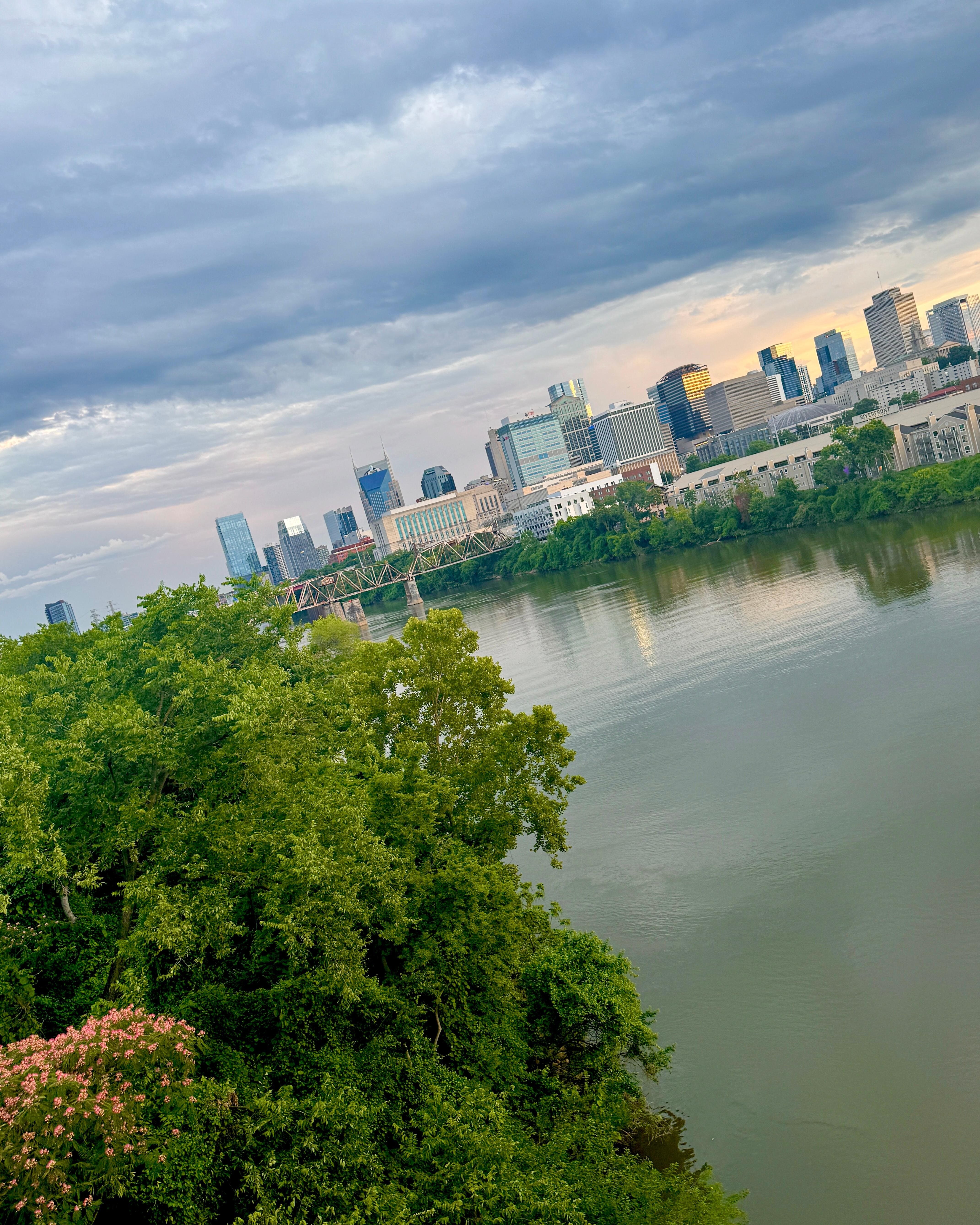 View from Jefferson St bridge, walking into Germantown/Downtown