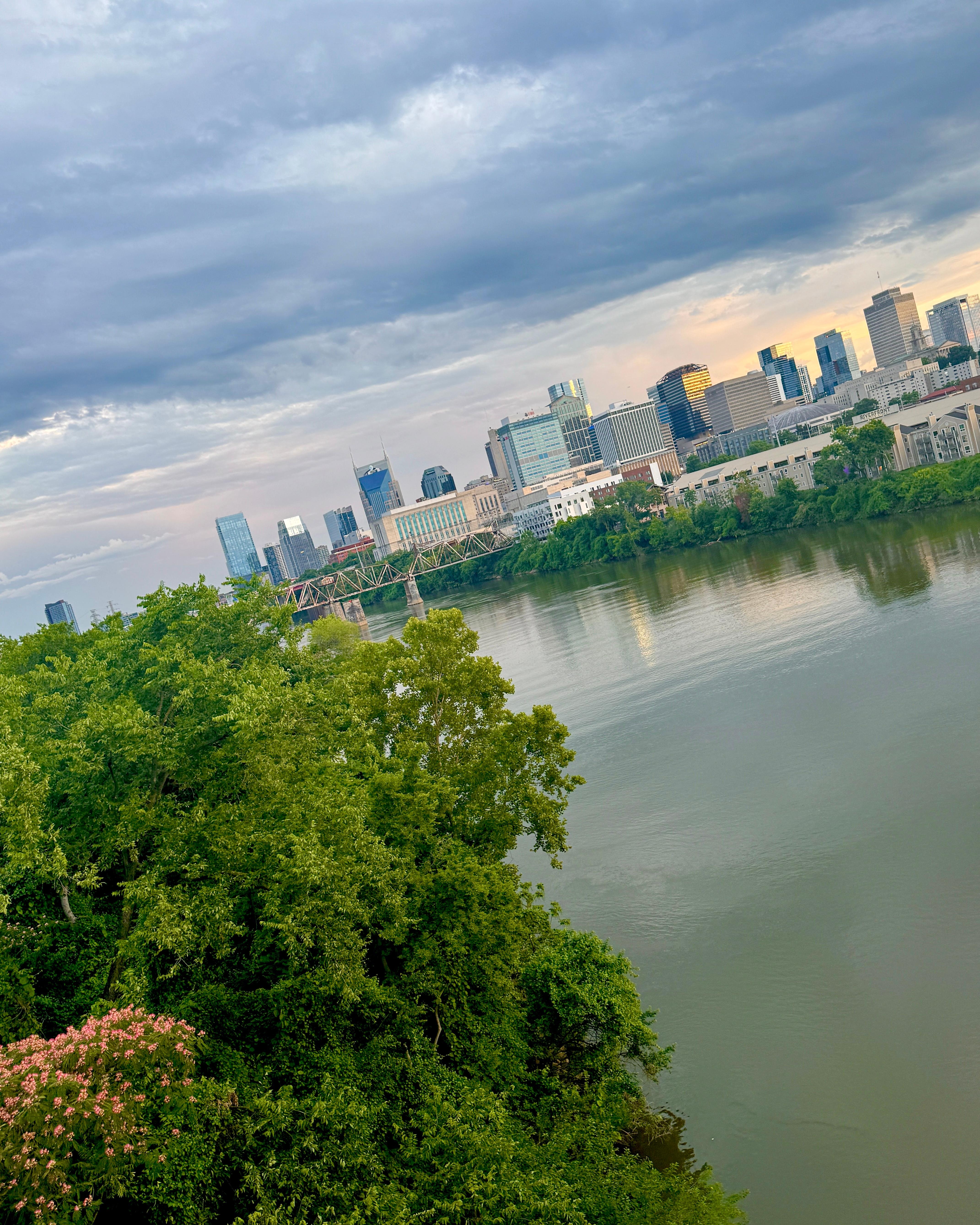 View from Jefferson St bridge, walking into Germantown/Downtown