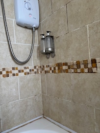 Grouting not clean.