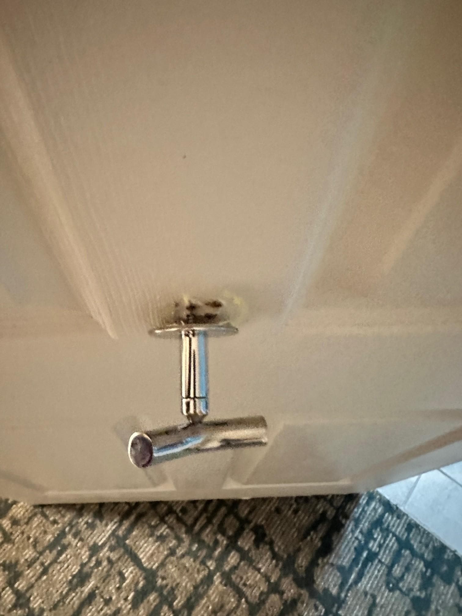 Towel holders falling off the door