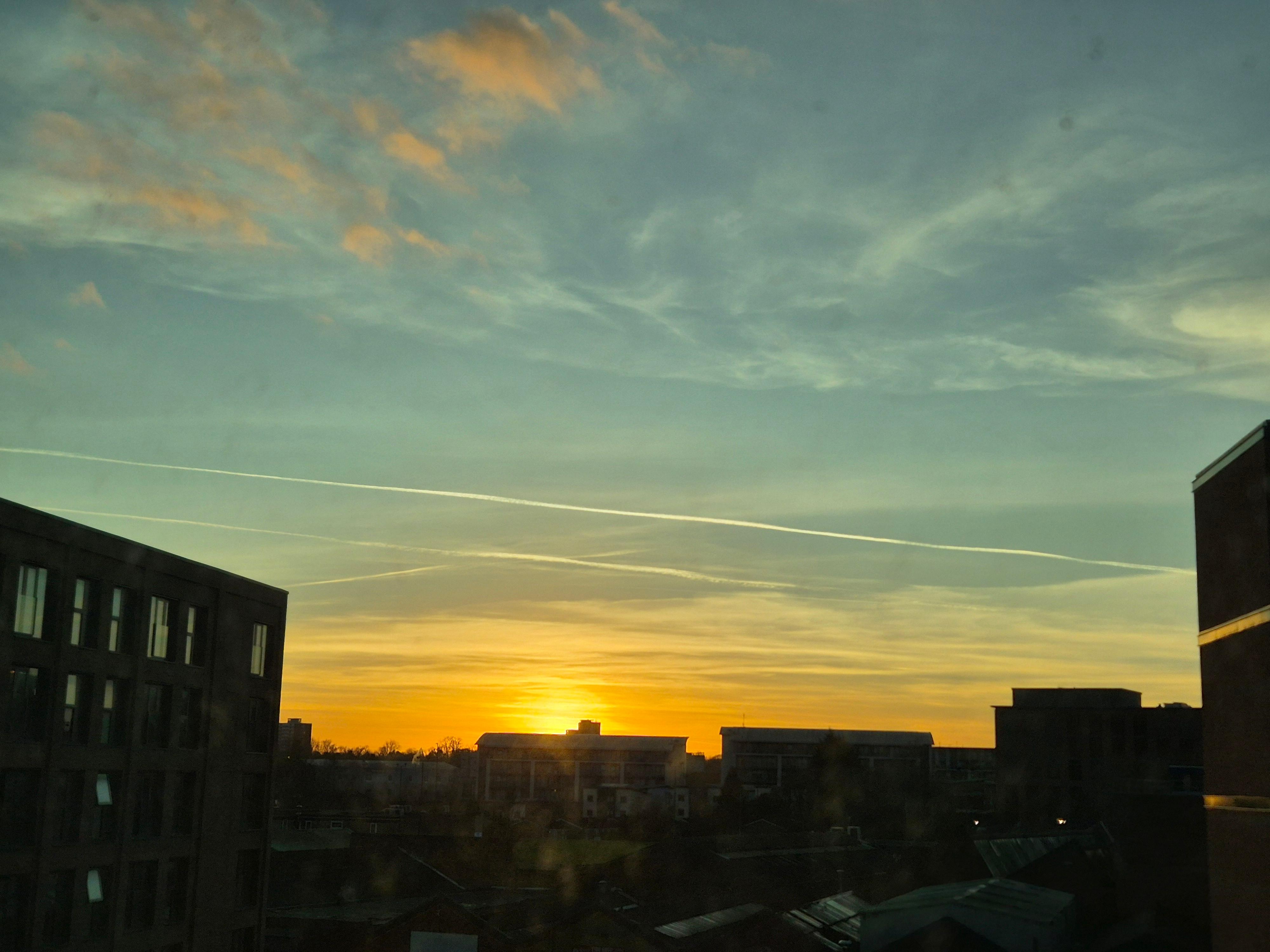 Great sunset view from room 521