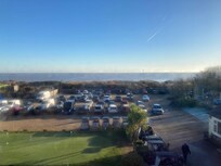 Sea view from room window