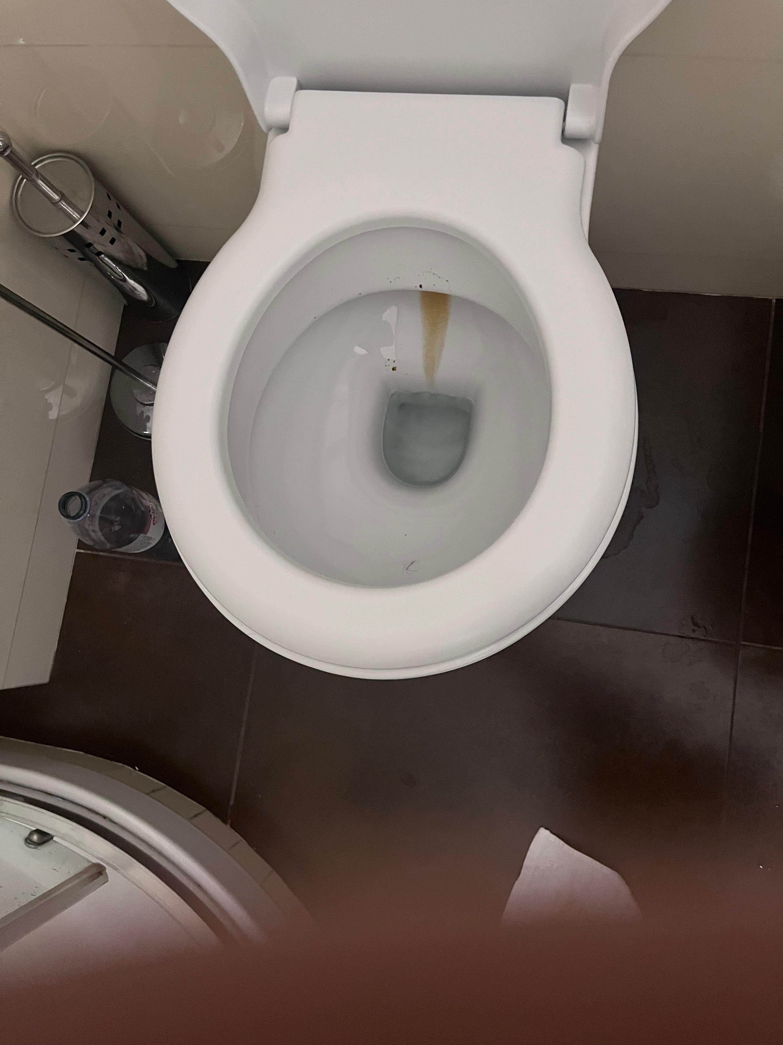 Didn’t want to share this but that yellow stain is probably due to chronic water flowing issue