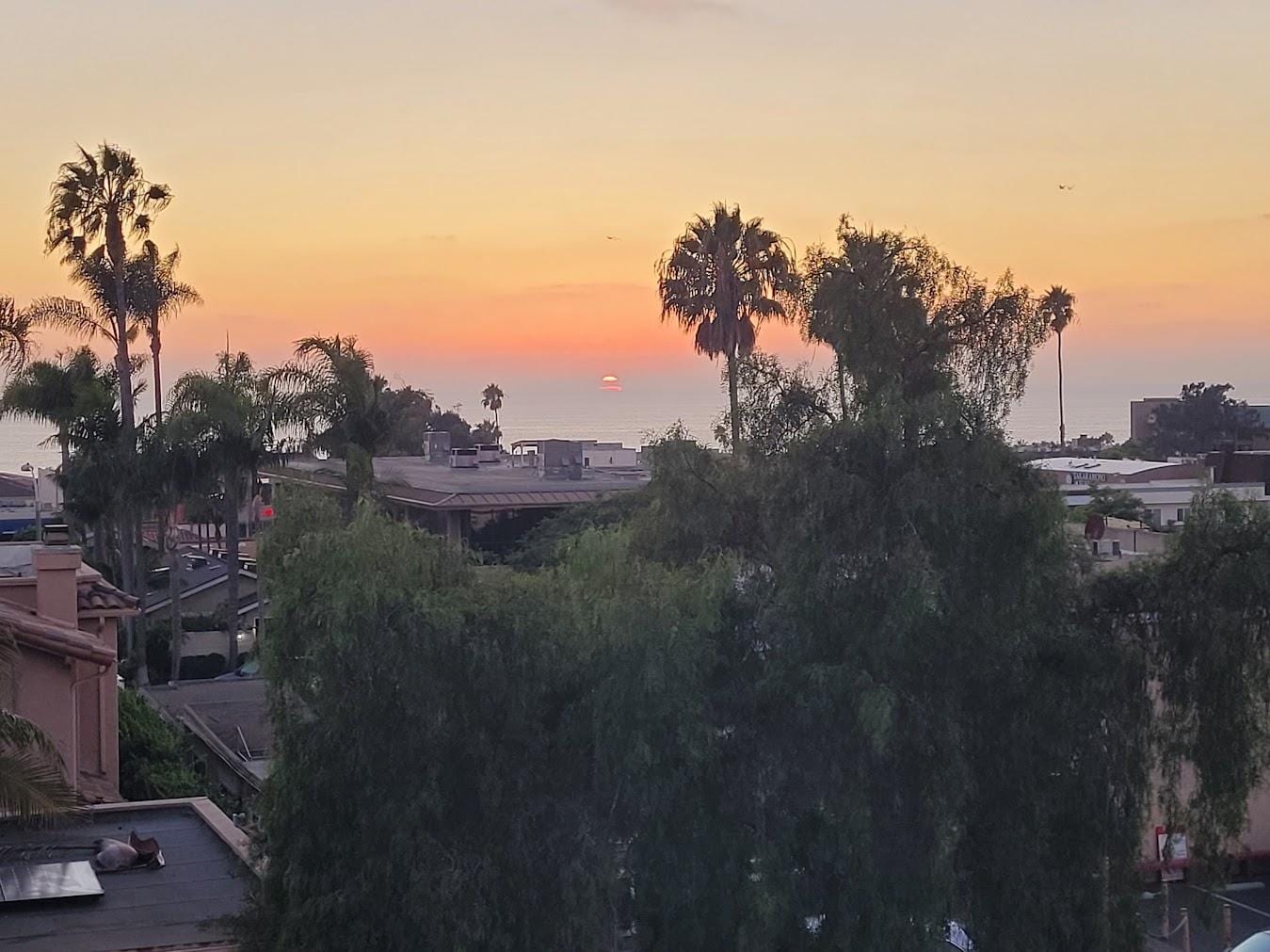 Sunset off of terrace