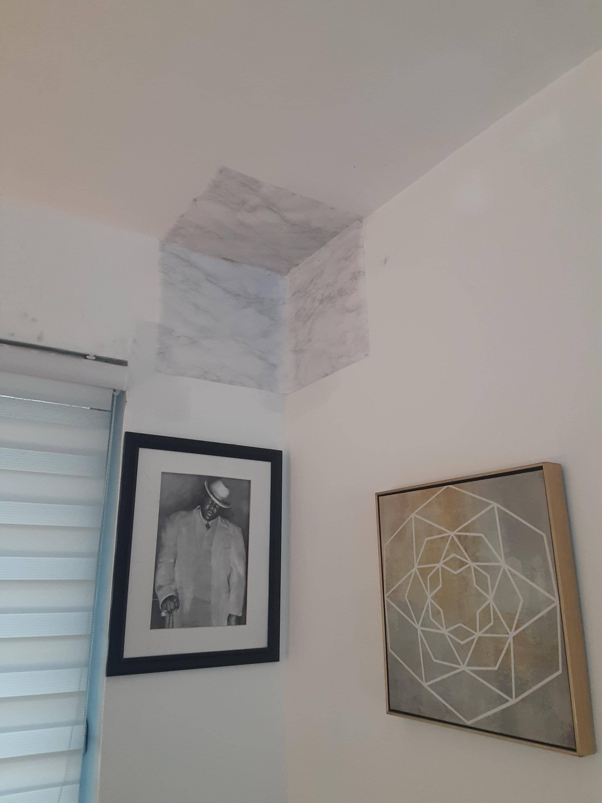 Patches on the wall/ceiling