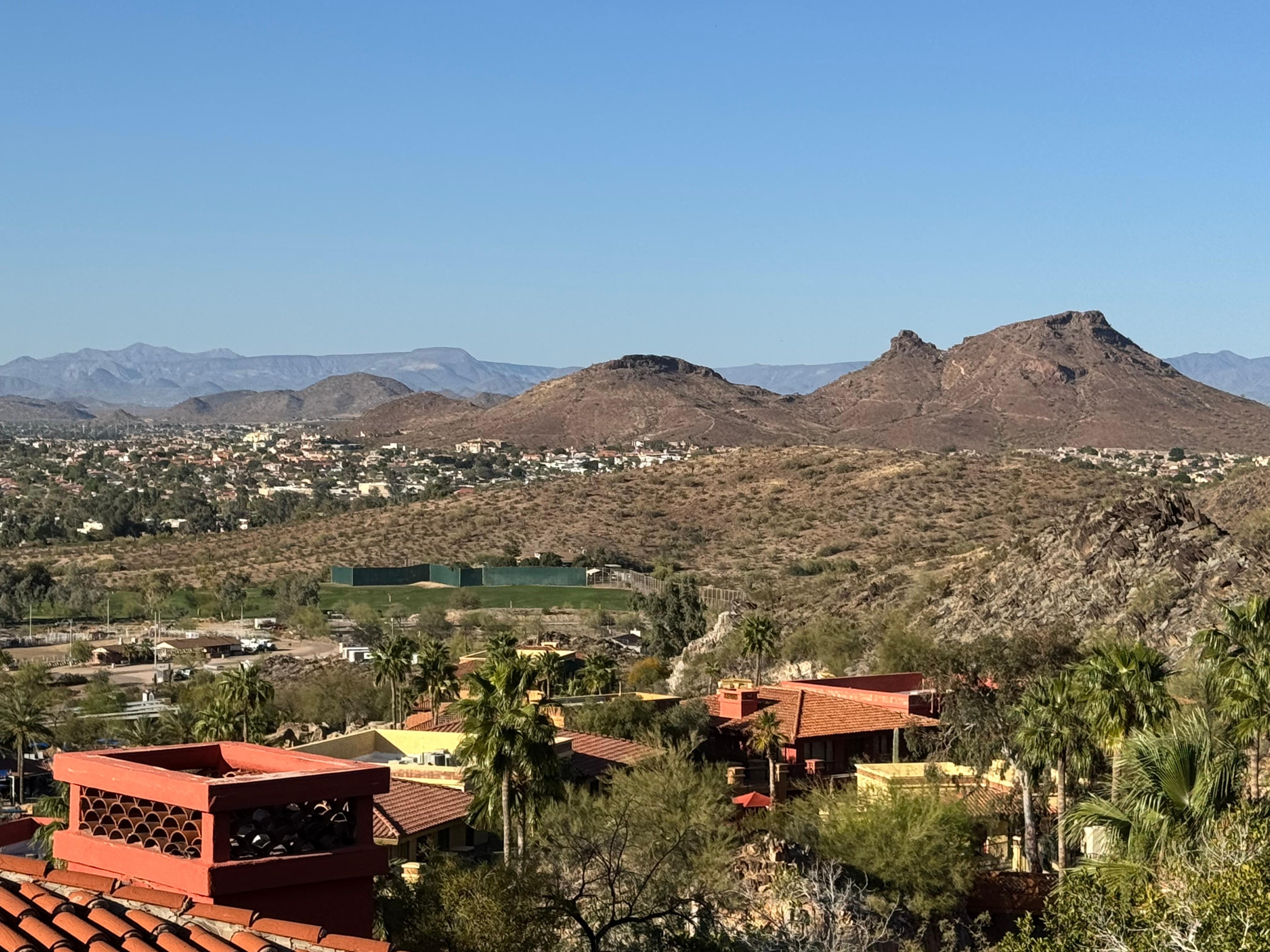 The view from our balcony.