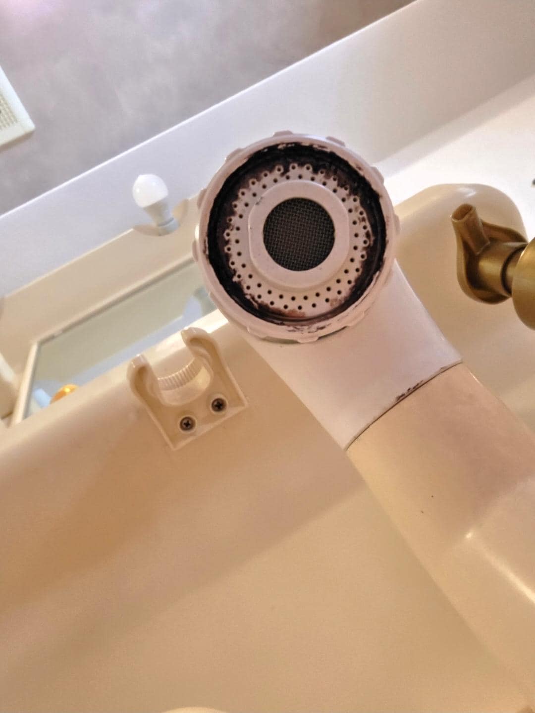 Faucet with dirty condition