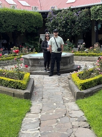 Jardín de la propiedad