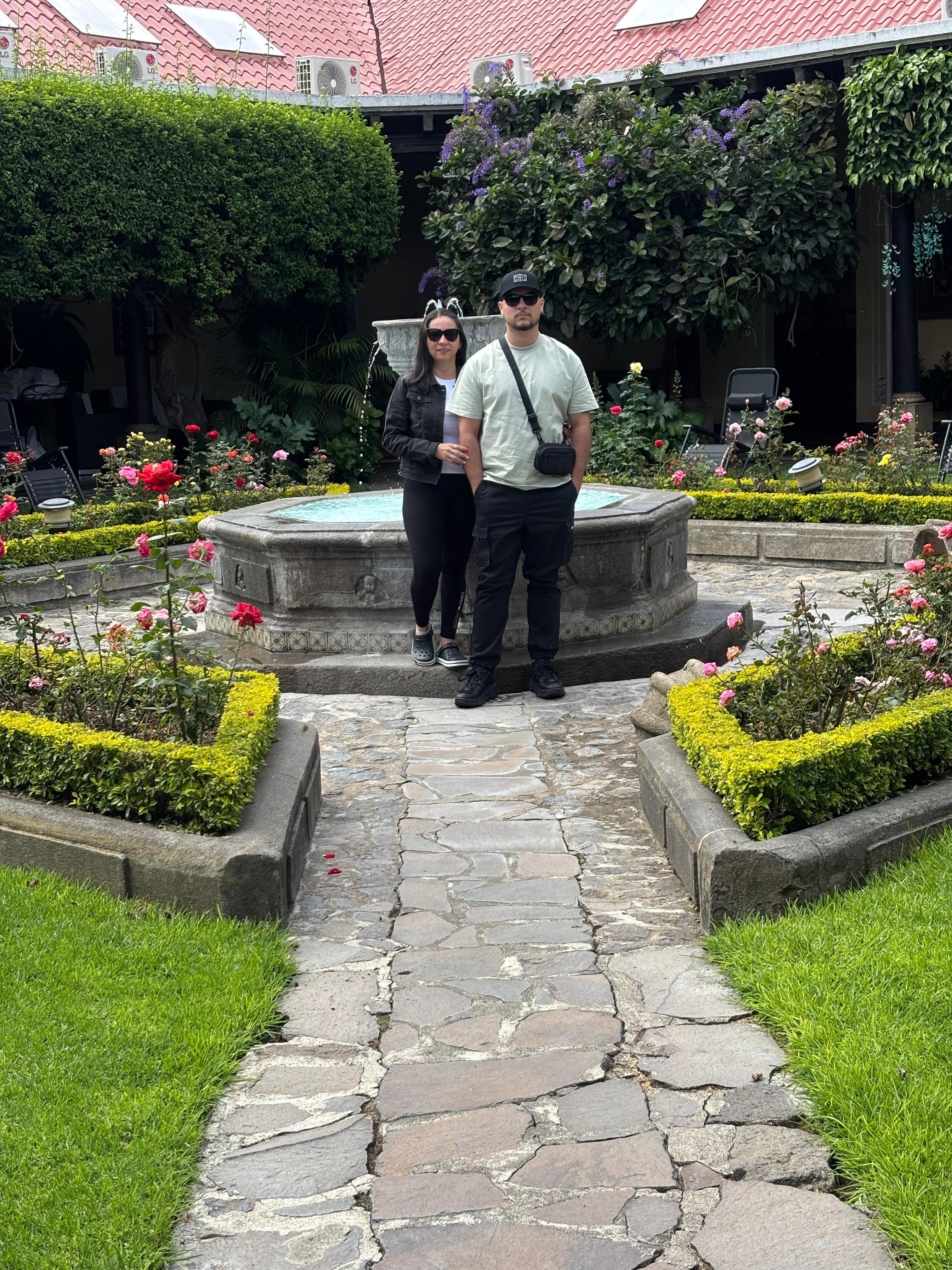 Jardín de la propiedad