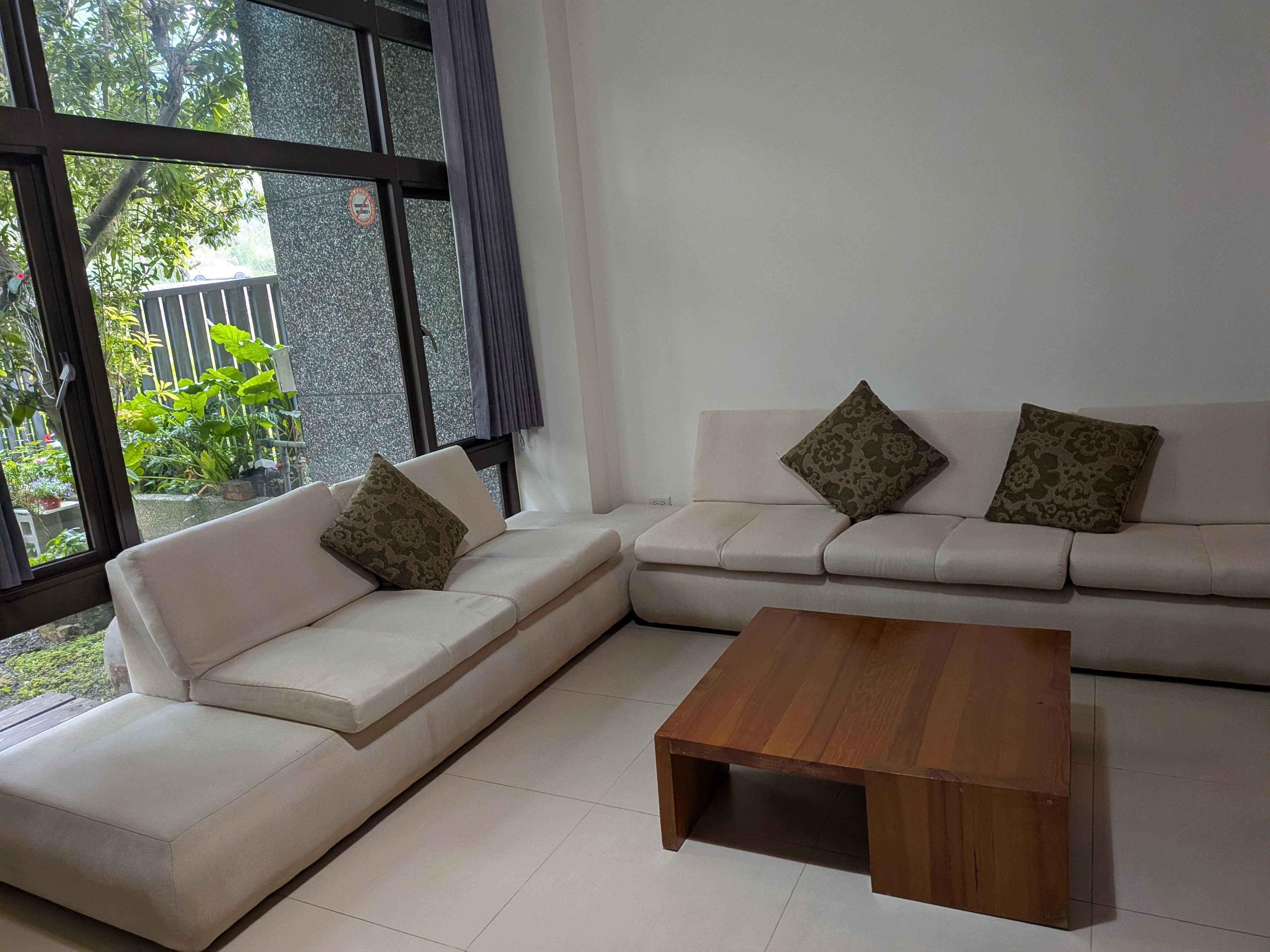 Villaの1階のリビング