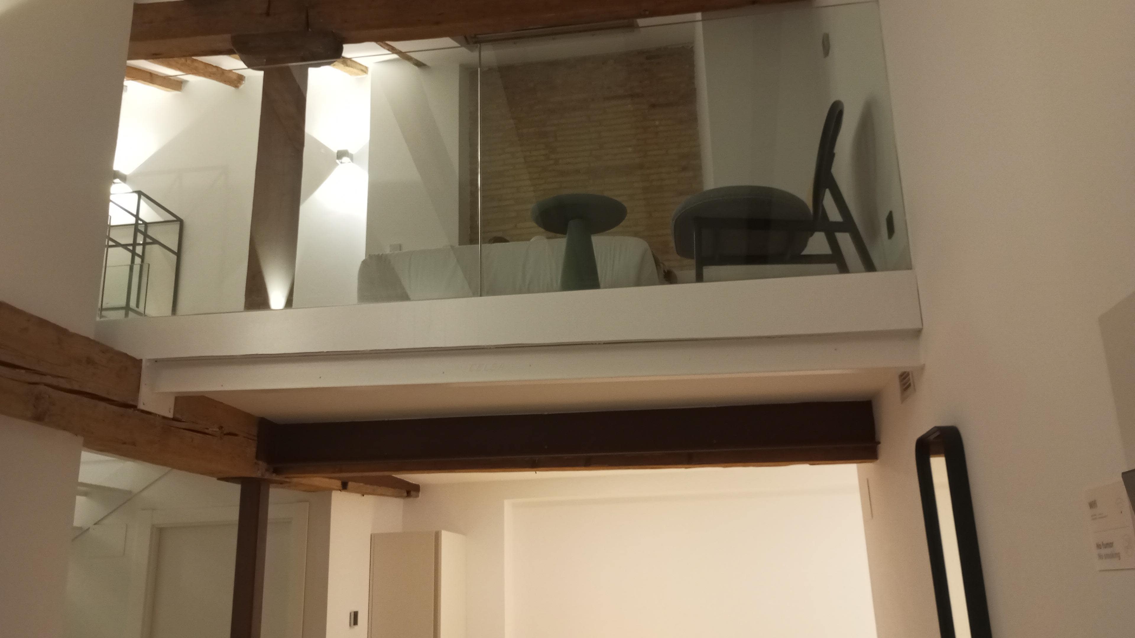 Une chambre en mezzanine 