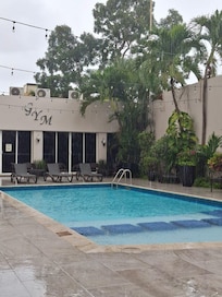 Disfrutamos bastante de la alberca.