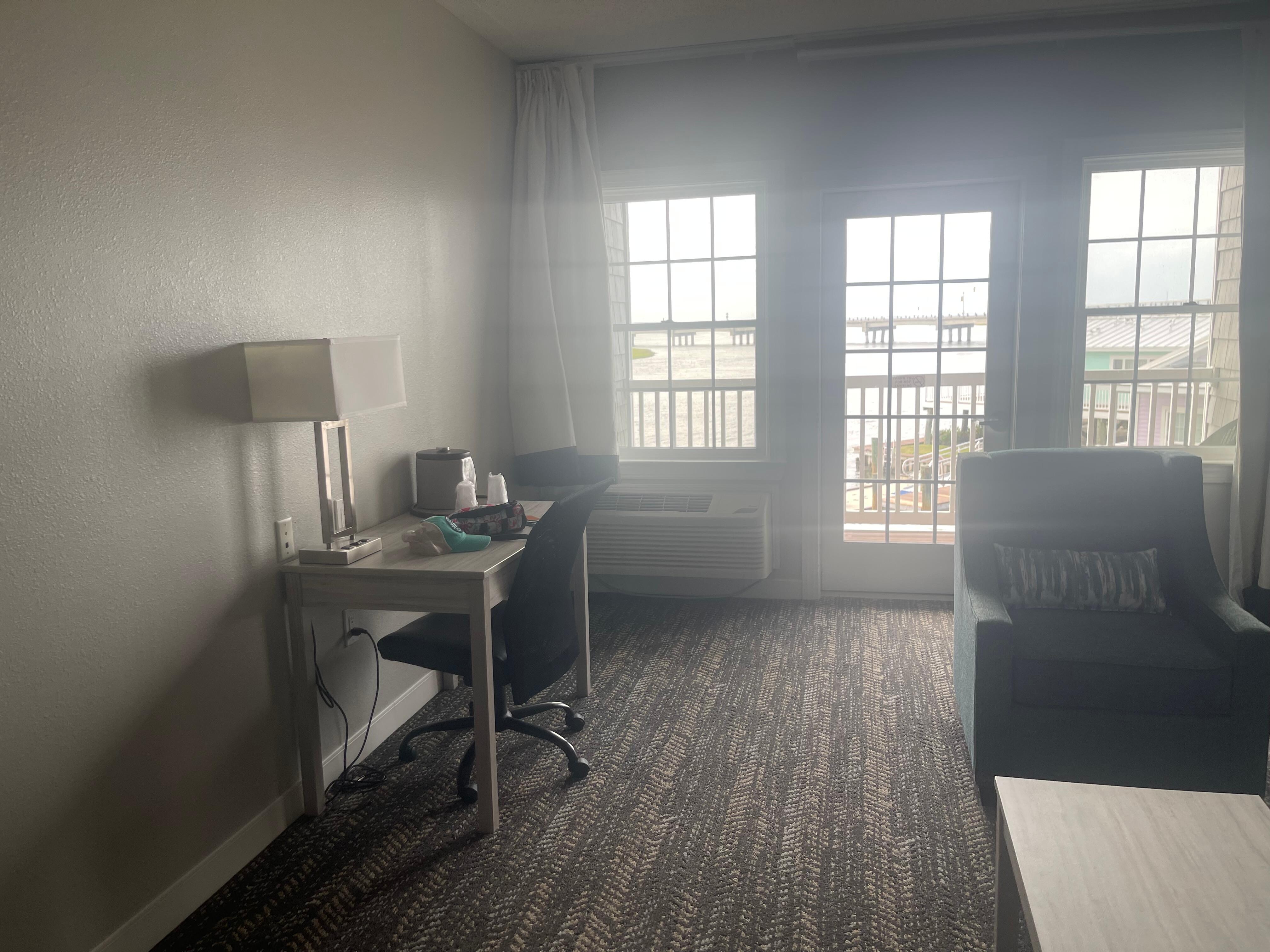 Desk area