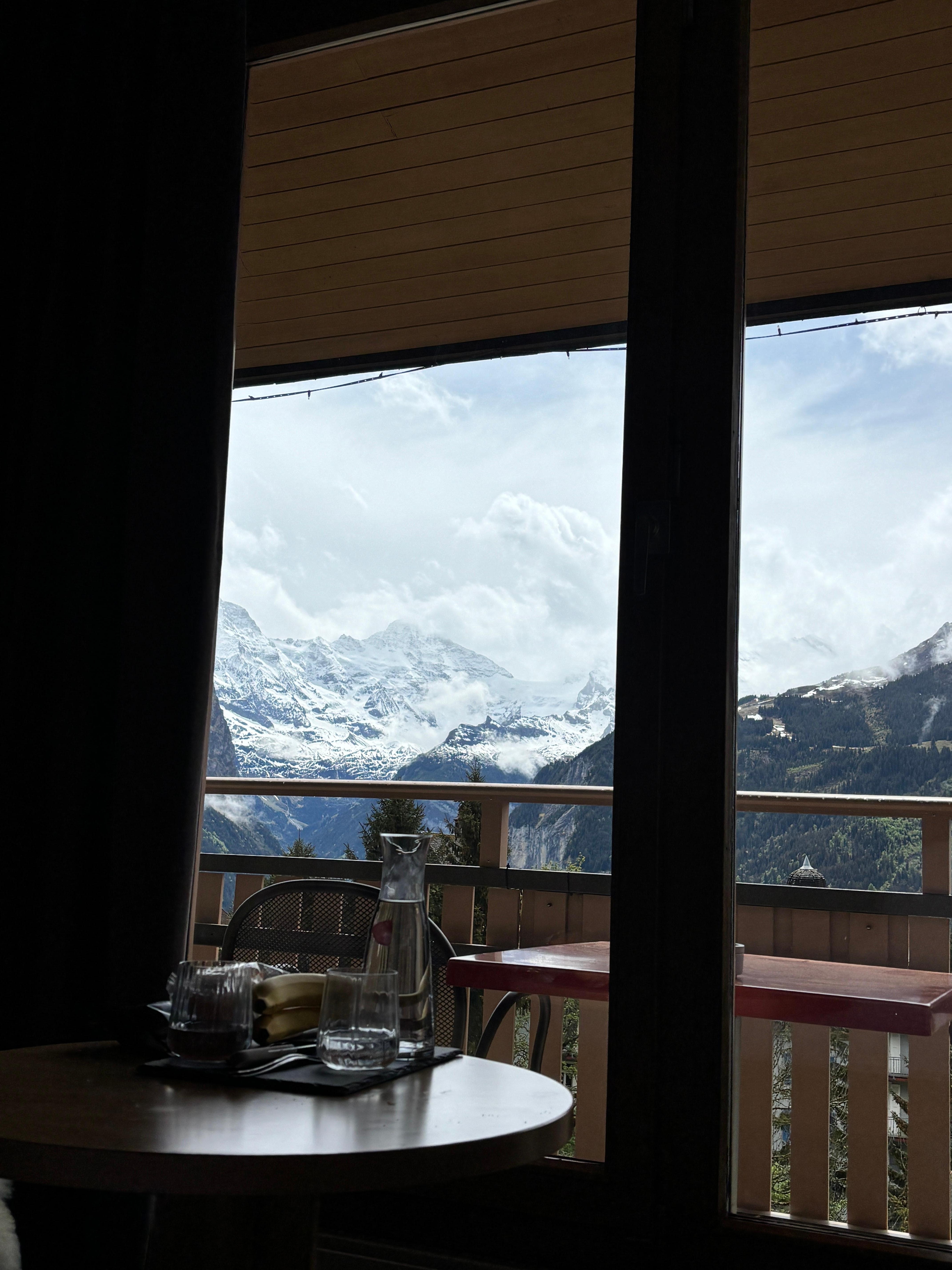 View from the bed!