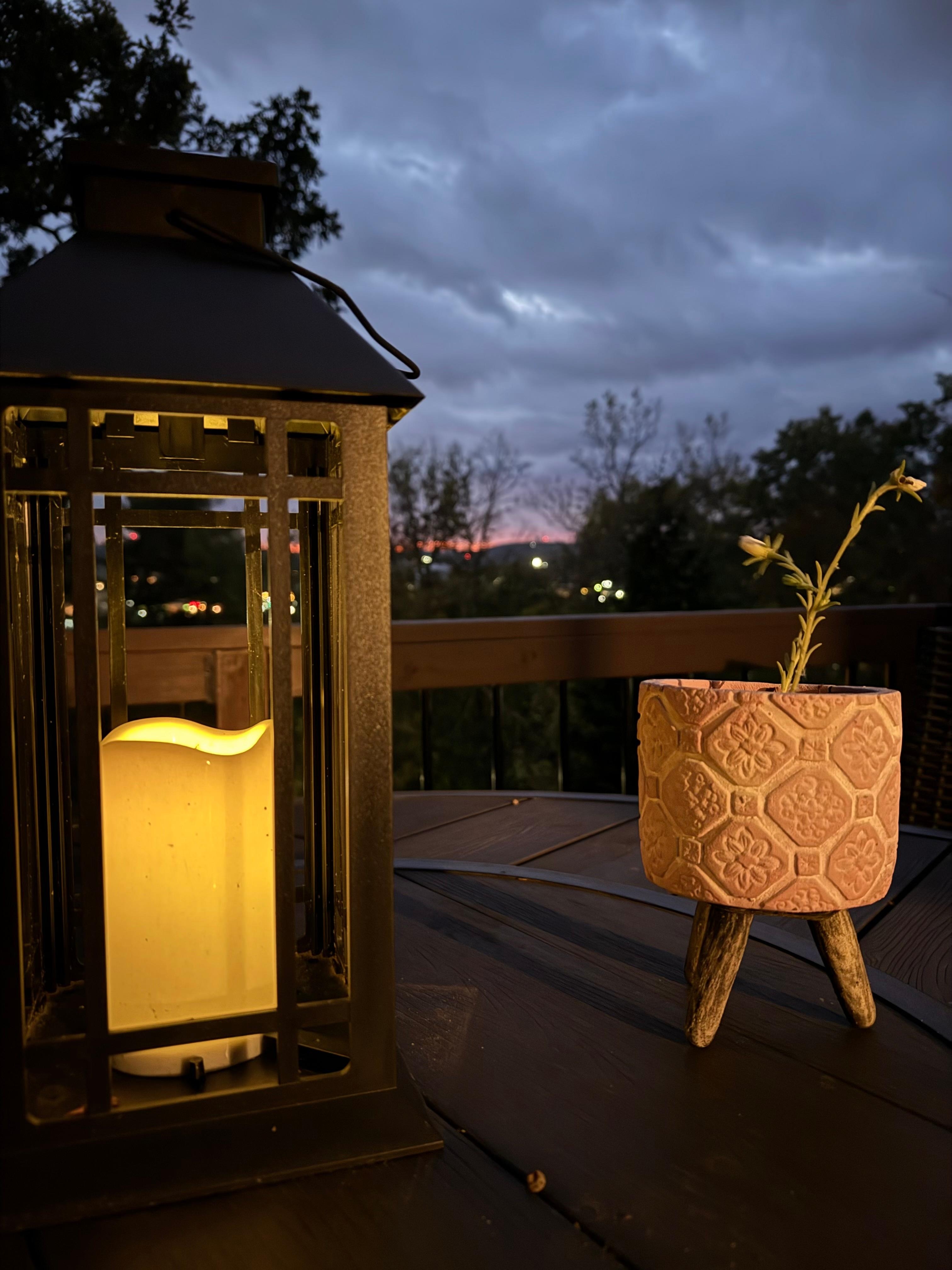 A view from main balcony. 