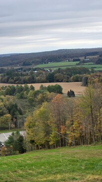 From the ski lift.